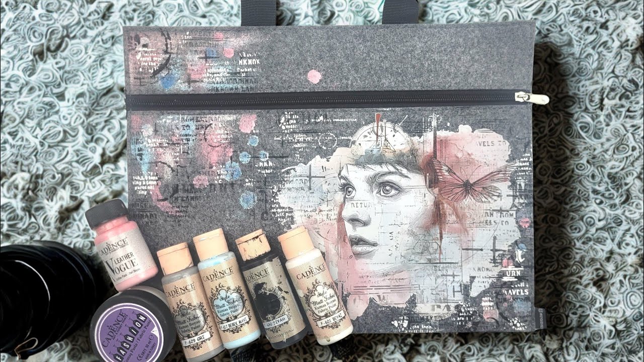 Decorar un PORTA DOCUMENTOS