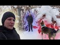 #влог.   ДЕРЕВЕНСКИЕ ВЛОГ// К НАМ ПРИШЛА ЗИМА @канал Равиль и Света. #деревенскийвлог