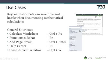 Mathcad Prime - Formatting & Keyboard Shortcuts