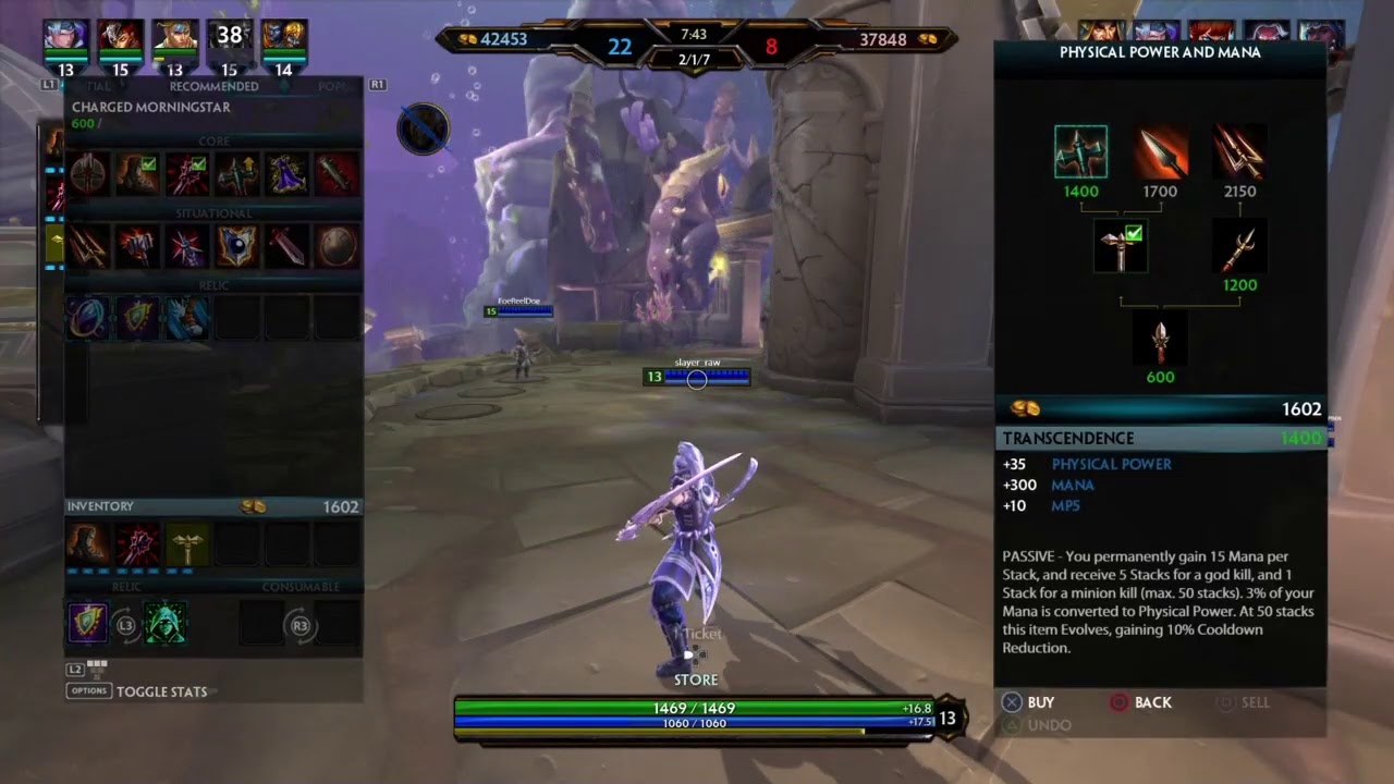 smite arena with the new assassin