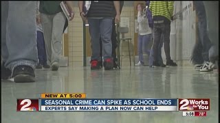 Seasonal Crime Can Spike As School Ends