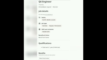 QA Engineer Jobs#fresher #experienced #getemployed #youtubeshorts #qajobs #qaengineerjobs