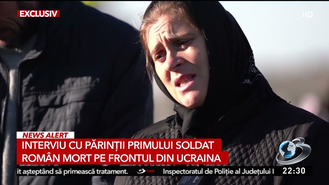 Interviu cu părinţii primului soldat român mort pe frontul din Ucraina