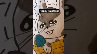 Happy Easterdjust A Small Bunny