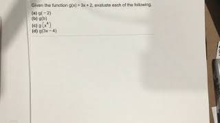 5.1 - Problem #5 (Precalculus)