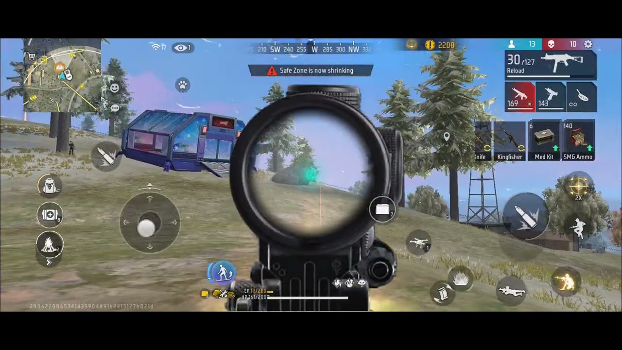 Free fire game play video 14 kill🤔🥶, 