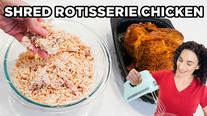 How to Shred a Rotisserie Chicken in 60 Seconds | How to Cook Chicken by MOMables