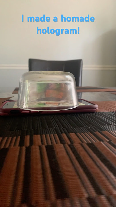 Making an homade hologram with many examples!|#crafts #hologram