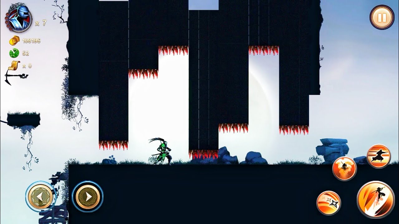 Ninja warrior : legend of adventure games Level 6 chapter 3 ( Hero Green )