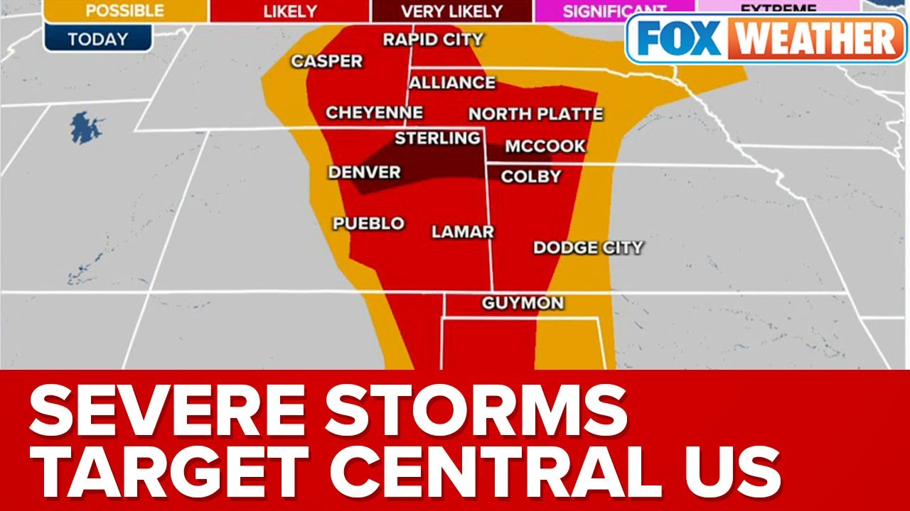 Millions Face Threats Of Large Hail, Damaging Winds As Severe Storms ...
