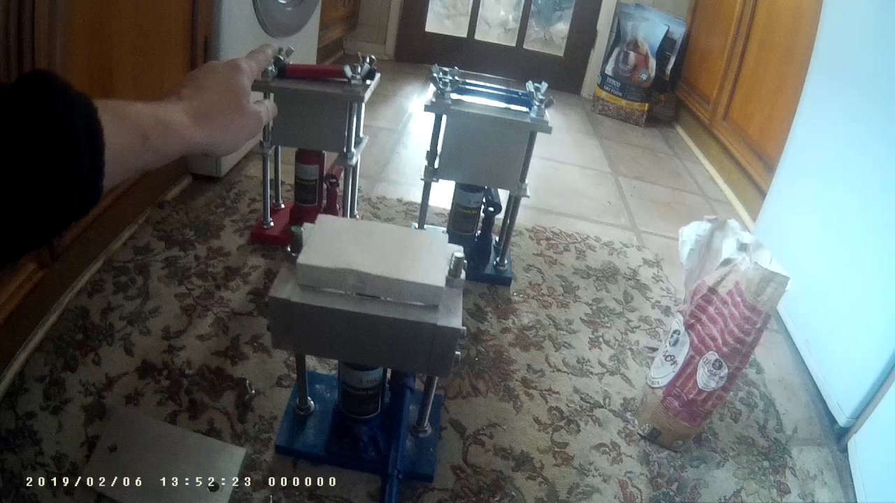 Testing A Pollen Press Mold Size 120mm By 80mm