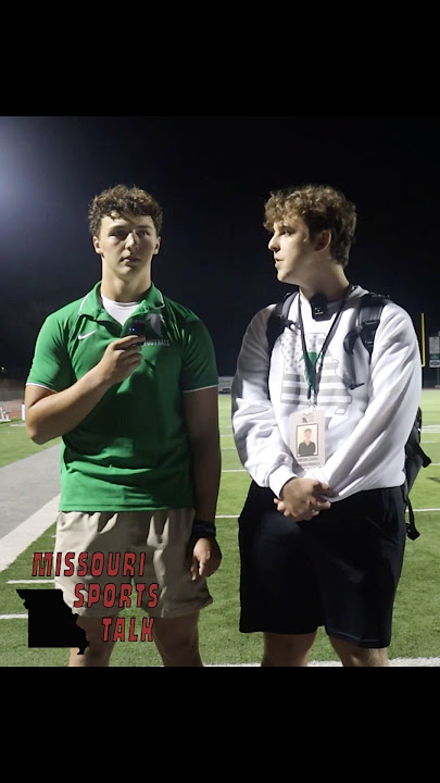 Blair Oaks Senior Warren Davis: “We’re More Experienced” #football #highschoolfootball #interview