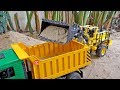 트럭 중장비 자동차 장난감 포크레인 구출놀이 Truck Car Toy Rescue Excavator