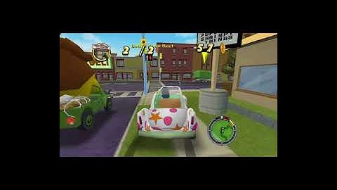 The Randomiser ( all settings activate ) - The Simpsons Hit & Run. Level 1 Complete.