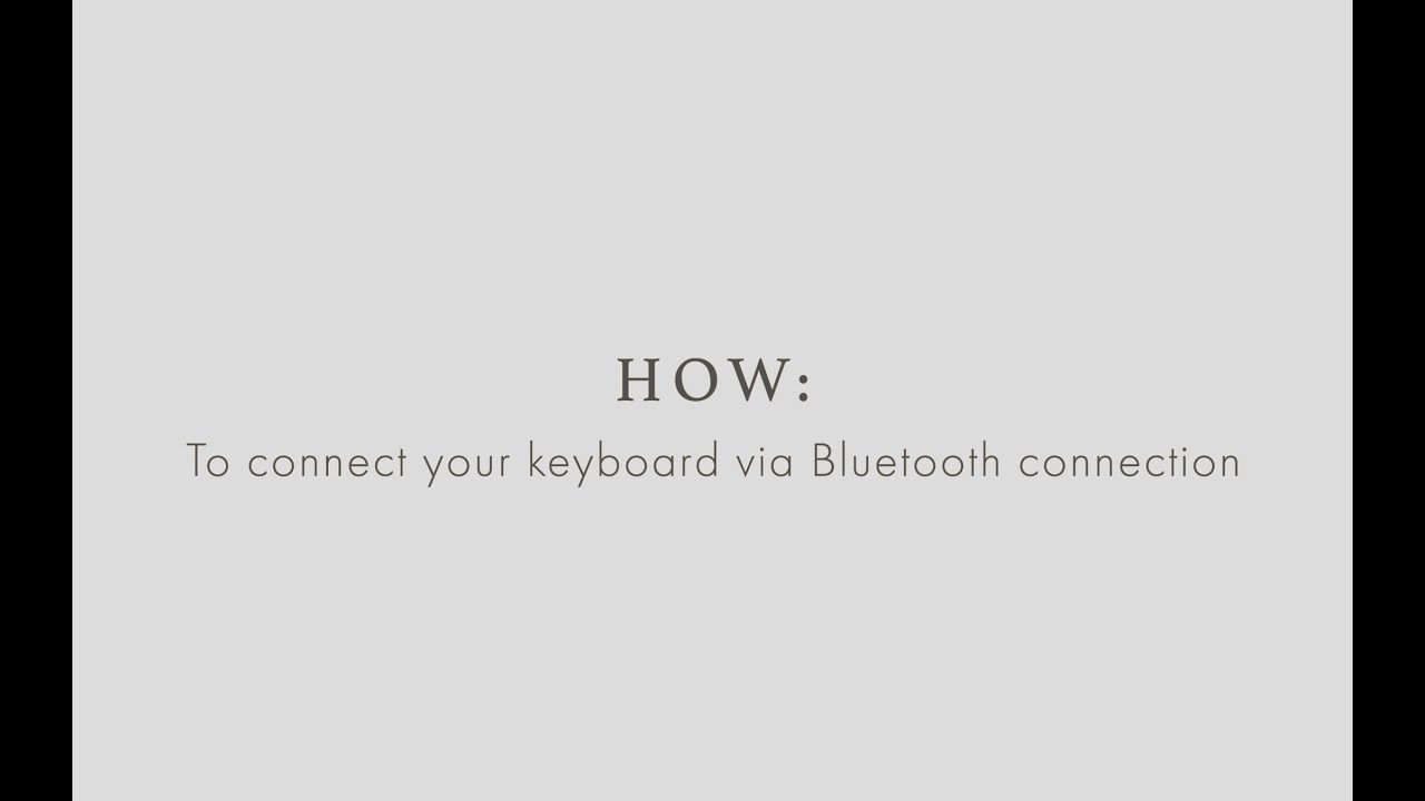 Connecting Your Azio Keyboard