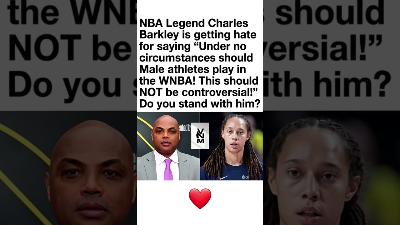 ⁣Charles Barkley: “No Men in the WNBA!” 🔥 Do You Agree? #youtubeshorts #viral #shorts