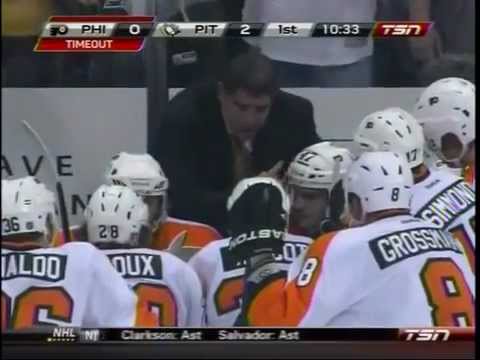 NHL 2012 Playoffs Flyers vs Penguins Game 2 Highlights + Crosby/Bryzgalov Aftergame Interview