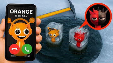 We Found REAL INCREDIBOX SPRUNKI Frozen In Ice! How Did They Get There?