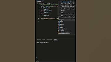 Find maximum of three numbers #python #programs #shortsfeed #shorts #viral #trending #coding #code