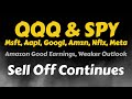 Qqq  spy  sell off continues  apple  msft  meta  amzn  nflx  google