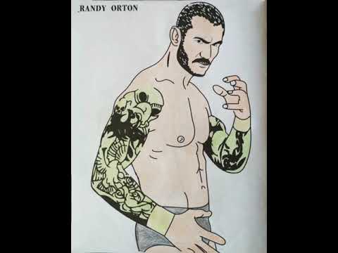 Randy Orton drawing #shorts #WWE #randyorton #randyortondrawing #youtubeshorts #wwedrawing