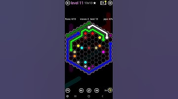How To Solve Flow Free Hexes Premium 13x13 Mania Level 11 Board Walk Through Solution Walkthrough