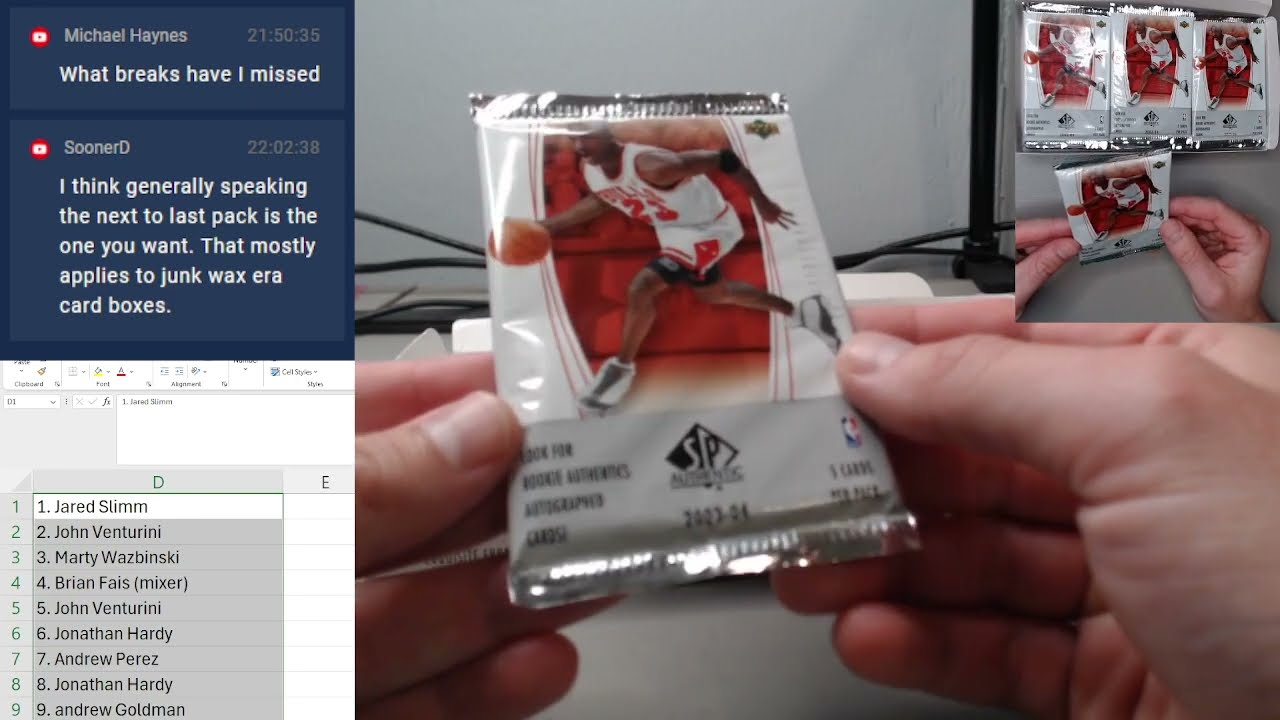2003-04 SP Authentic Basketball Hobby Box Break - YouTube