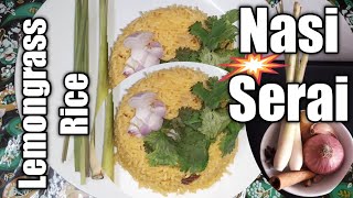 Lemongrass Rice/Nasi Serai/How to make lemangrass basmati rice/லெமன் கிராஸ்/healthy/multiplewarnas