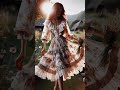 Woman in a romantic dress #shorts #fashion #fashioninspo