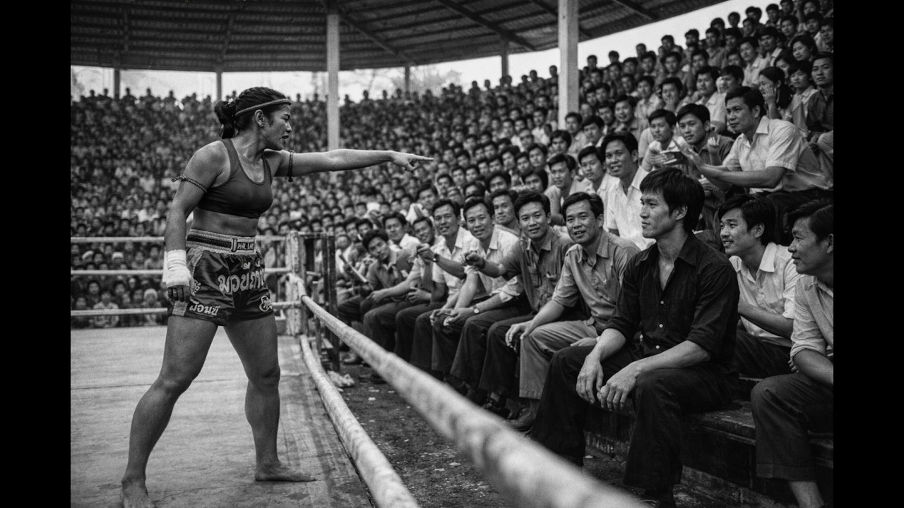 Campeona invicta de Muay Thai eligió a un hombre — No sabía que era Bruce Lee, todos lo abuchearon