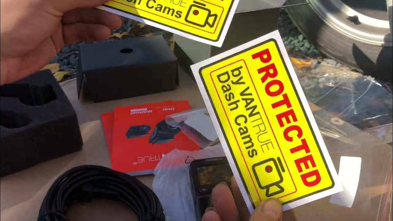 Unboxing a new Vantrue S1 ondash front and rear dash camera YouTube