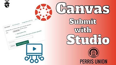 Submit Video with Canvas Studio