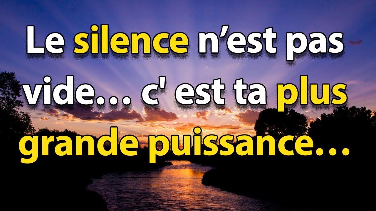 TA PLUS GRANDE FORCE EST DANS LE SILENCE – Une expérience qui transforme ton intérieur