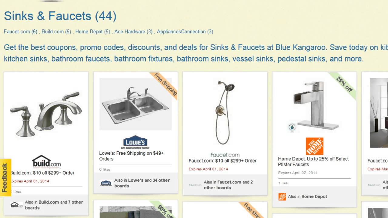 How To Get Cheap Kitchen and Bathroom Faucets Deals