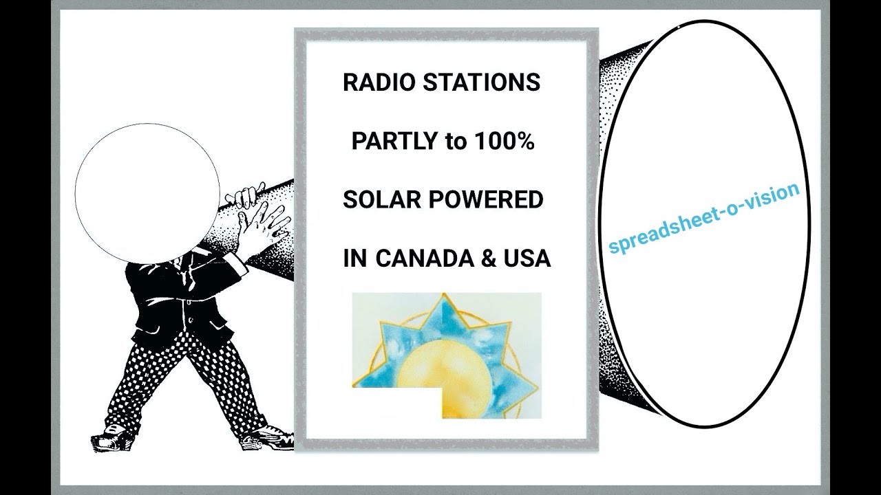 solar powered radio stations: Canada, USA  (old version; spreadsheet-o-vision)