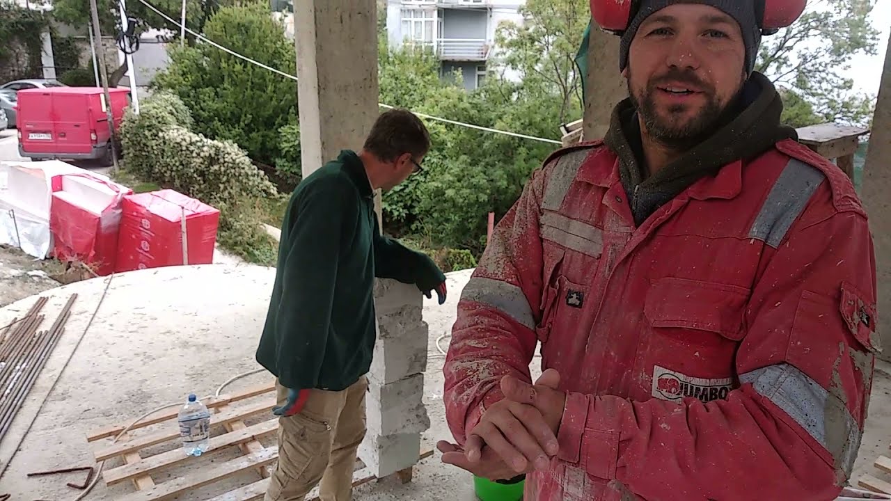 Резка ж/б ригеля в доль и на сегменты! г. Гаспра ЮБК - YouTube