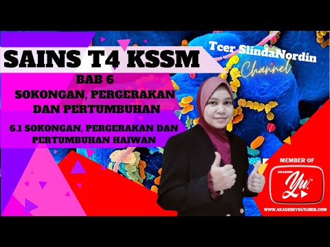 Sains BAB 6.1 SOKONGAN, PERGERAKAN DAN PERTUMBUHAN HAIWAN