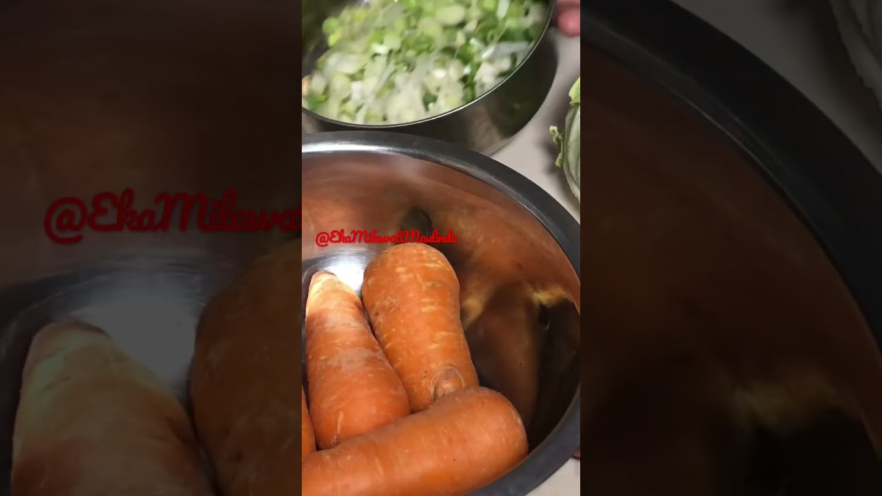 IRISAN DAUN BAWANG BAHAN SPRING ROLL  