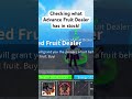 Checking what Advance Fruit Dealer has in stock! #bloxfruits #bloxfruit #roblox #shorts #short