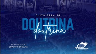 CULTO DE DOUTRINA | 19-05-2023