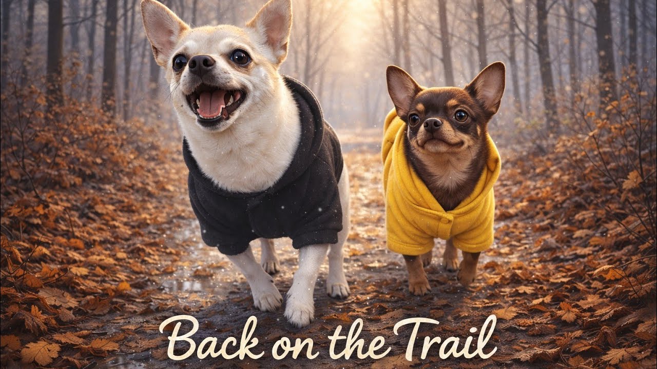 First Walk Back After Being Sick – Tiny Chihuahuas