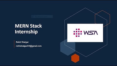 MERN Stack Internship by WebStack Academy
