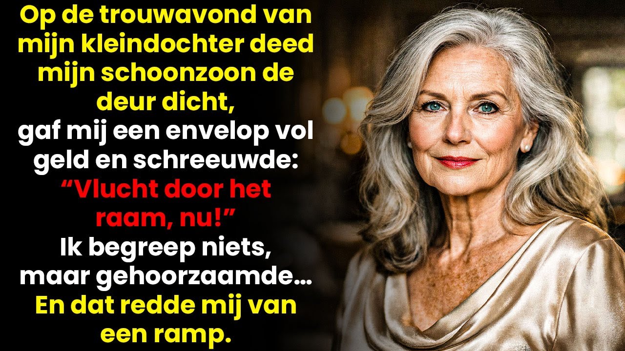 Mijn schoonzoon gaf me een envelop met geld in Breda en schreeuwde “Via het raam, snel weg!”