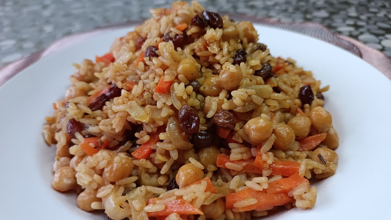 ПІСНИЙ ПЛОВ з НУТОМ та РОДЗИНКАМИ - КОРИСНИЙ і ДУЖЕ СМАЧНИЙ 