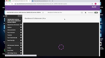 Tutorial- Virtual Class: Blackboard Collaborate Ultra