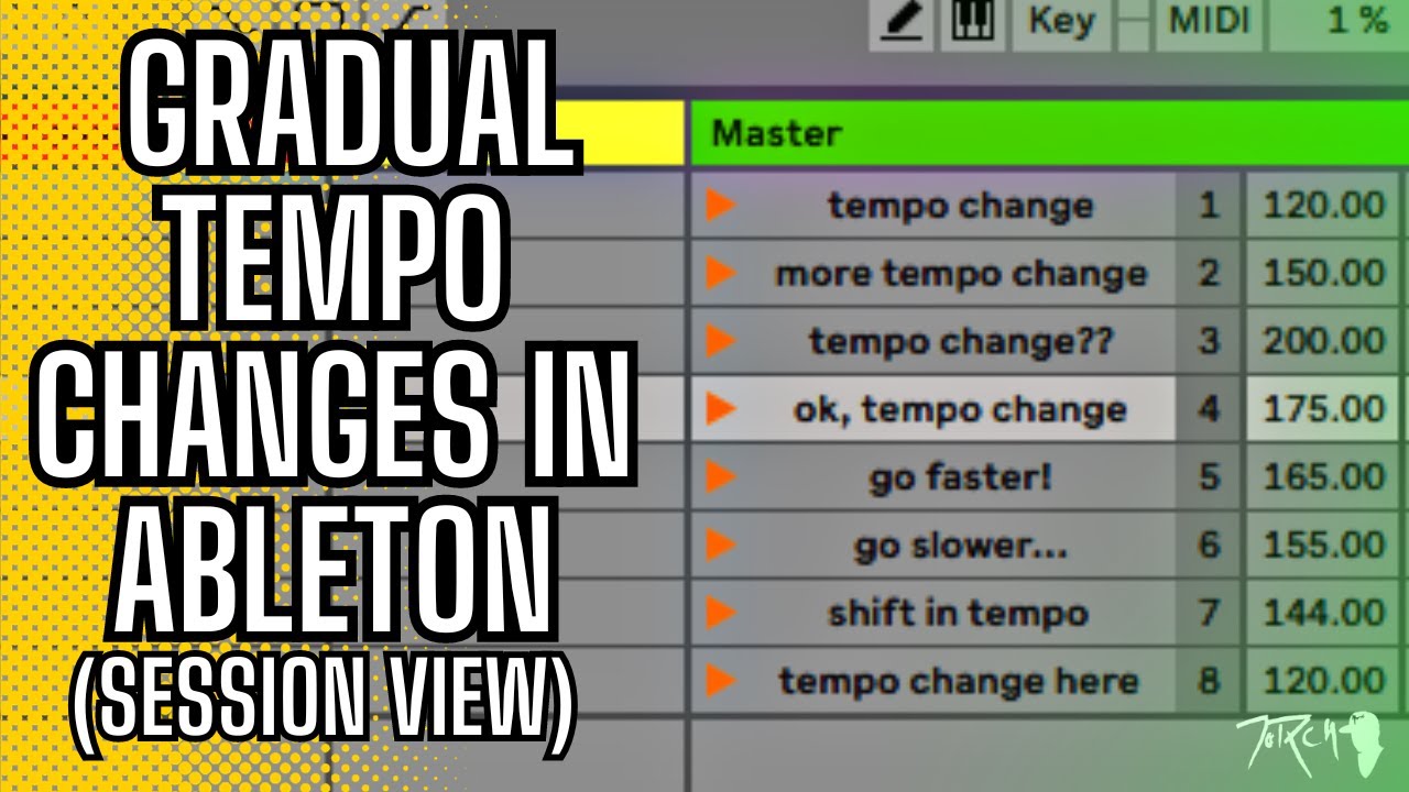 How To Automate Smooth and Gradual Tempo Transitions In Ableton Live ...