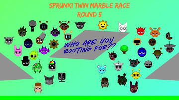 SPRUNKI Twin Marble Race - Which Team Are You Rooting For? - Round 5