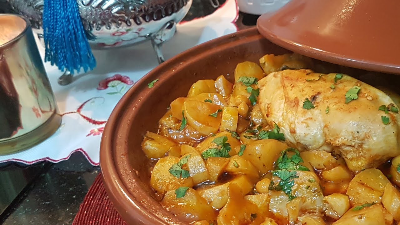 Tajín de tupinambo , la alcachofa de jerusalem ,pataca o patata de caña