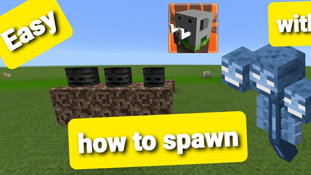 How to Spawn Wither in Craftsman building craft YouTube