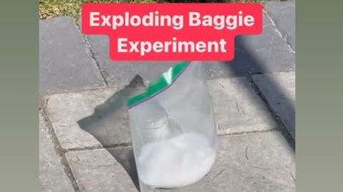 Exploding Baggie Science Experiment for Kids